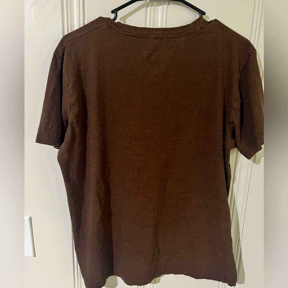 Aeropostale Brown Men’s Shirt | Large | Has a tiny tag hole around the neck. - Picture 3 of 3